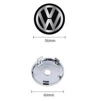 4 vnt. 60MM/63MM/68MM Automobilio ratų centriniai dangteliai Emblema Volkswagen VW R Polo Passat Rline Golf 4 5 6 7 Tiguan Jetta GTI