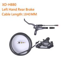 XOD H800/H880 Elektrinio paspirtuko hidraulinis diskinis stabdys KUKirin G2 Master G2 Ultra G2 PRO 2025 Elektriniam paspirtukui Hidraulinė alyva b H880 L hand Rear gray