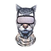 Gyvūno Balaklava Equí Kaukė Sportui Snieglentininkams Žvejybai Black Cat gray