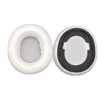 1Pair Replacement Ear Cushion for SteelSeries Arctis Nova Pro Wireless Headphone White Protein Leather