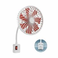 3-Prong Plug Wall Socket Fan Wall-Mounted Desktop Fan Portable Cooling Fan  Summer