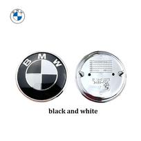 For BMW M 2pcs 82mm 74mm Car Front Hood Logo Badge Rear Trunk Emblem for BMW E46 E90 E39 E60 E36 E30 E61 E91 E92 E87 F10 F20 F30 X3 X5 2pcs 82mm juoda balta spalva