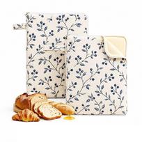 1pc Organic Linen Beeswax Bread Bags Beeswax Coated Food Storage Bags  Kitchen Use 8