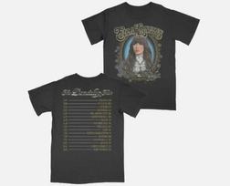 Ella Langley Merch 2026 Black Dandelion Tour Schedule Dates T-Shirt M gray
