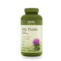 GNC Milk Thistle 250mg with 80% Silymarin | 90 Veg Capsules | Supports Liver Detox, Liver Health, Alcohol Protection, & Fatty Liver Care | Helps