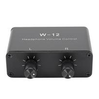 Aiškios garso kokybės stereo garsumo reguliatorius Audio garsumo slopintuvas garso sistemoms juoda