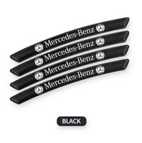 4 vnt. Metaliniai automobilio ratlankių lipdukai Dekoratyviniai priedai Mercedes Benz W203 W204 W205 W206 W212 W213 W222 W223 E300 C200 white