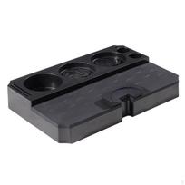 Coffee Tamping Station Tamper Stand and Portafilter Holder Anti Skid Convenient for Bars black