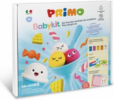 Plastilino rinkinys, su priedais Primo Gelato, įvairių spalvų