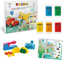 Plastilino rinkinys, su priedais Primo City, įvairių spalvų