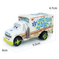 Lydinio Pixar Cars 3 Arvy Miss Fritter McQueen Mater Mr. Sunaikinimas 1 : 55 metalinis lietas automobilis, miniatiūrinis žaislas, idealus vaiko gimtadienio dovana