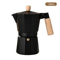 Aluminum Espresso Stovetop Moka Pot Express Coffee Maker Percolator Italian Classic Mocha Coffee Machine black