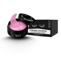 HOUSE OF BEAUTY Hydragel Eye Patches With Collagen, Peptides & Hyaluronic Acid For Dark Circles, Instant Puffiness Reduction & Hydration - (30 Pair black