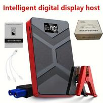 Ultra-slim 12V Car Jump Starter Booster Portable Car Power Bank Multifunctional Engine Battery Emergency Start juoda