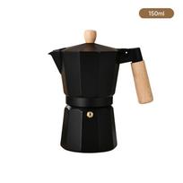 Aluminum Espresso Stovetop Moka Pot Express Coffee Maker Percolator Italian Classic Mocha Coffee Machine black