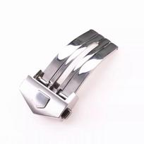 18mm 20mm Watch Buckle for TAG Heuer Calera Strap Stainless Steel Folding Clasp Double Button for Leather/silicone Watchband 18mm sidabras