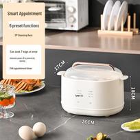 Smart Multi-Functional Egg Cooker with Automatic Power-Off and Timer Multi-functional Smart Egg Cooker gray