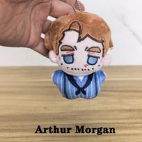 10Cm Funny Cosplay Game Rdr2 Red Dead Redemption 2 Morgan Arthur And Van Der Linde Dutch Plush Toys Anime Character Plushie Doll About 10cm