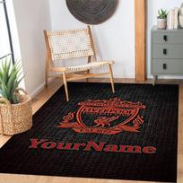 Liverpool Personalizuotas vardinis grindų kilimėlis Tinka prieškambariui, virtuvei, valgomajam, žaidimų kambariui Neslystantis kilimas Anime biuro dekoras 80cmx120cm