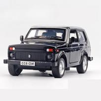 1:32 LADA NIVA Retro Car Model, Die-Cast Metal, Exquisite and Compact Pocket Car, Beautiful Collectible, Home Decoration juoda