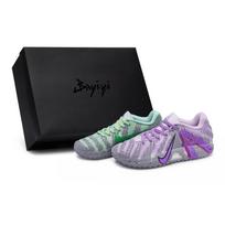 Nike Ja 3 811 Manufacturing, Aurora Vine, Special Shoe Box Cushioning Low top Basketball Shoes Unisex Gray Green Purple HF2794-100(Team80-SBOX) 40.5 black