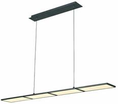 Šviestuvas kabinamas CristalRecord New Or 99-884-60-180, LED, 3000 °K, 4 x 60 W, balta sp. / juoda sp.
