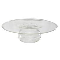 Dry Ice Glass Tableware Artistic Conception Bowl Molecular Cuisine Food el Large Sashimi Ice Tray Personalized UFO Cap Plate white