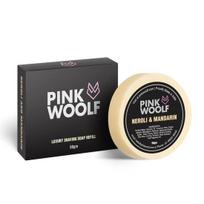 Pink Woolf vyriškos skutimosi muilas | NEROLI & MANDARINAS (PILDYTI) | Sukuria sodnias putas švelniam| Švelnus ir tinkamas visų tipų odai | 50g (Pakuotėje 1 vnt) gray