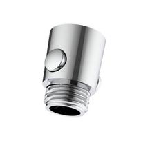 Ergonomic Shower Head with One-button Water Stop and Angle Valve sidabras