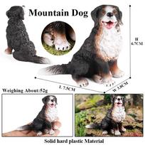 Oenux Šunų Gyvūnų Modelis Husky Pug Pomeranian Rottweiler Chihuahua Veiksmo Figūrėlė Šuniukų Figūrėlės PVC Mielas Kolekcinis Žaislas Vaikų Dovana