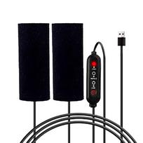 1 pora 5V 2A USB elektrinis motociklo šildomas vairo dangtelis 3 pavarų šildytuvas Šildomos rankenos Rankenos dangtelis Motociklo priedai juoda