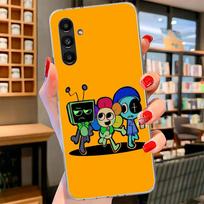 Žaidimo Dandys World dėklas telefonui Samsung Galaxy A17 A37 A57 A16 A26 A36 A56 A15 A25 A35 A55 A14 A24 A34 A54 A13 A23 A33 A53 Gala Samsung A13 5G white