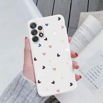 Mielas dėklas Samsung Galaxy A32 4G A32 5G telefonui Širdelė Silikoninis Minkštas Bamperis Samsung A52 A53 A23 Dangtelis Gėlė Ramunėlė Samsung A52 gray