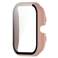 For Amazfit GTS 4 Mini PC Case+Tempered Glass Smart Watch Screen Protector Cover for Huami Amazfit GTS4 Mini Bumper Shell rožinė