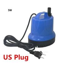 3 in 1 AC 110V 220V 5W-115W Submersible Pump Water Pump garden Aquarium Pump Fountain Rockery Aquarium Bottom Suction Pumps (as the picture,EU Plug 220V) blue