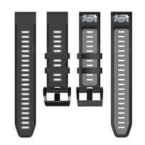 For Garmin Fenix 7X 7 5 5X Plus 6 6X Pro 3 HR WatchBand Soft Silicone Strap Bracelet For Forerunner 935 Smart Watch Accessories 26MM Fenix 3 3HR gray