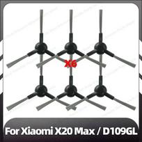 For Xiaomi Robot Vacuum X20 Max D109GL Accessories Roller Main Side Brush HEPA Filter Mop Pad Dust Bag Spare Part Set C gray