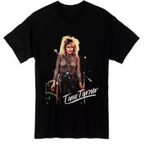 Tina Turner NEW T-shirt black signature Unisex S to 5Xl 3F203 XL brown