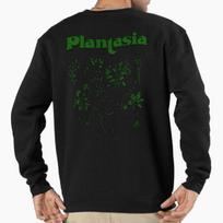 Unisex Cotton Sweater Pullover Hoodie Printed Sweater Mother Earth'S Plantasia, Boho Pullover Sweatshirt Casual Long Sleeve Sweatshirt L (60-70kg) juoda