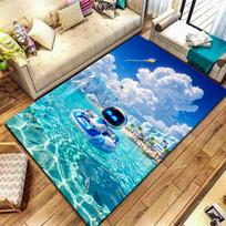 ASTRO BOT Carpet Rug for Living Room Bedroom Home Sofa Decoration,Kids play Non-slip Floor Mat 80x120cm( 31x47in)