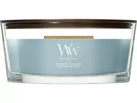 WoodWick Cedarwood & Ocean Moss Scented Candle Boat