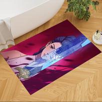 K‑Pop Demon Hunters Area Rug Perfect for Decorate room Living Rooms Kitchen Outdoor Anti-slip Rug Decorate Offices Spiritual Gift 60cmx90cm