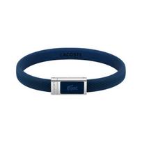 Lacoste Steel Decoration Silicone Bracelet 2040115 blue