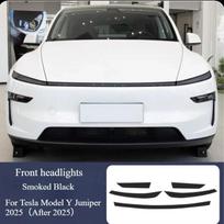 TPU Headlights Film for Tesla Model Y Juniper 2025 Car Accessories Transparent Taillight Protective Film Blackened Waterproof