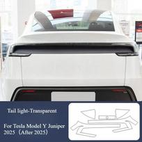 TPU Headlights Film for Tesla Model Y Juniper 2025 Car Accessories Transparent Taillight Protective Film Blackened Waterproof