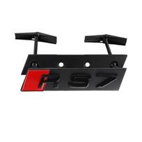 3D ABS RS3 RS4 RS5 RS6 RS7 RS8 Emblem Car Front Grille Badge Tuning Accessorie for Audi A1 A3 8P A4 B5 B6 B7 B8 A5 A6 C5 C6 C7 S