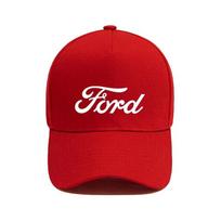 For Ford FOCUS Transit Fiesta Explorer Galaxy Ranger Mondeo Mk3 Edge Adjustable Outdoor Sport Hiking Fishing Hats Baseball Caps raudona