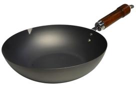 Riverlight Extreme Japan Urushi Iron Deep Frying Pan 28cm Nitrided Nitrided IH Chinese Made in Japan KUR1428 (Right-hand opening) Iron, Finish, juoda