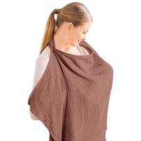 1Pcs Baby Feeding Nursing Covers Adjustable Nursing Apron Breastfeeding Covers Outdoor Privacy Covers Mother Nursing Cloth beige