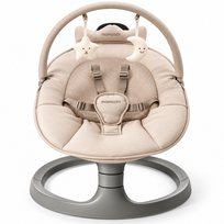 Momcozy 2in1 elektroninės kūdikio sūpynės - gultukas iki 30 kg Khaki
